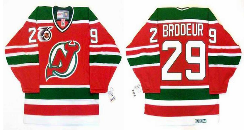 2019 Men New Jersey Devils #29 Brodeur red CCM NHL jerseys
